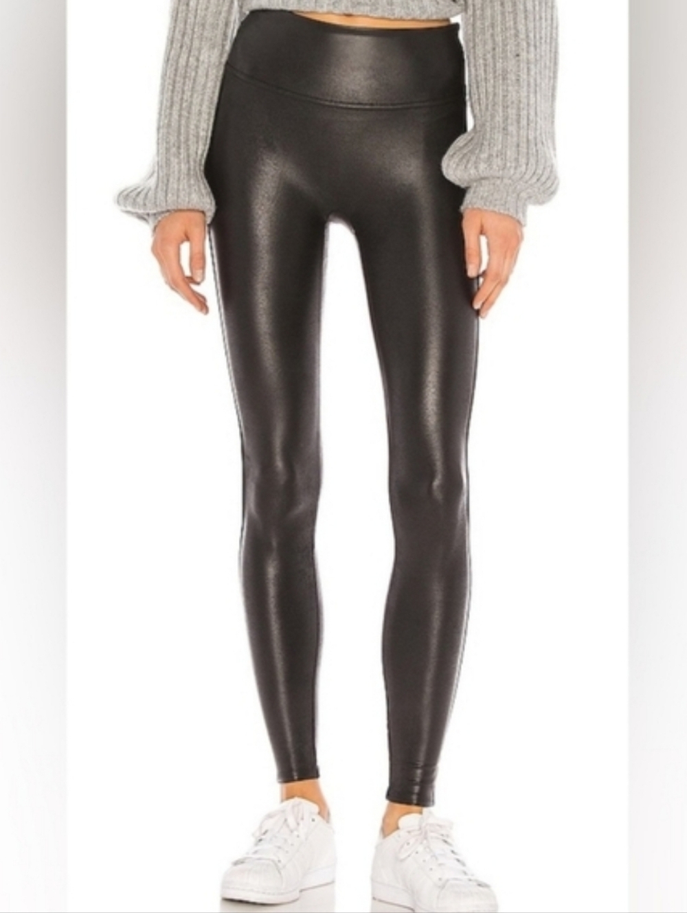 Spanx Shimmer High Rise Leggings Black Size M